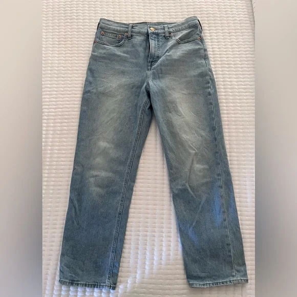 J.Crew Women’s Classic Straight High Rise Jeans - Size 28 - Picture 4 of 9